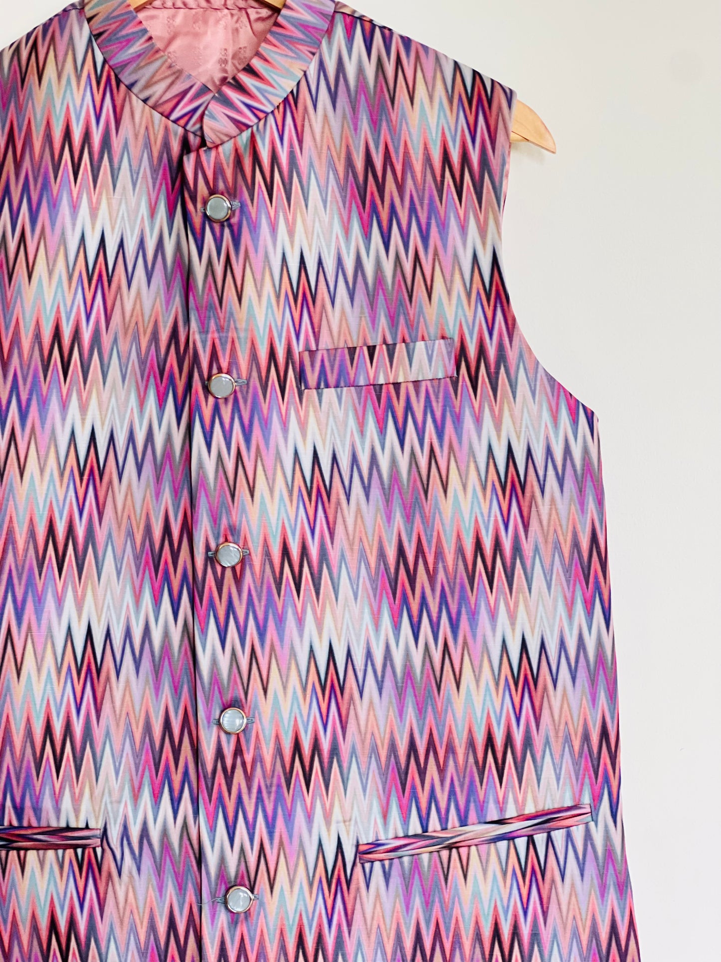 Zig-Zag Magenta Jacket