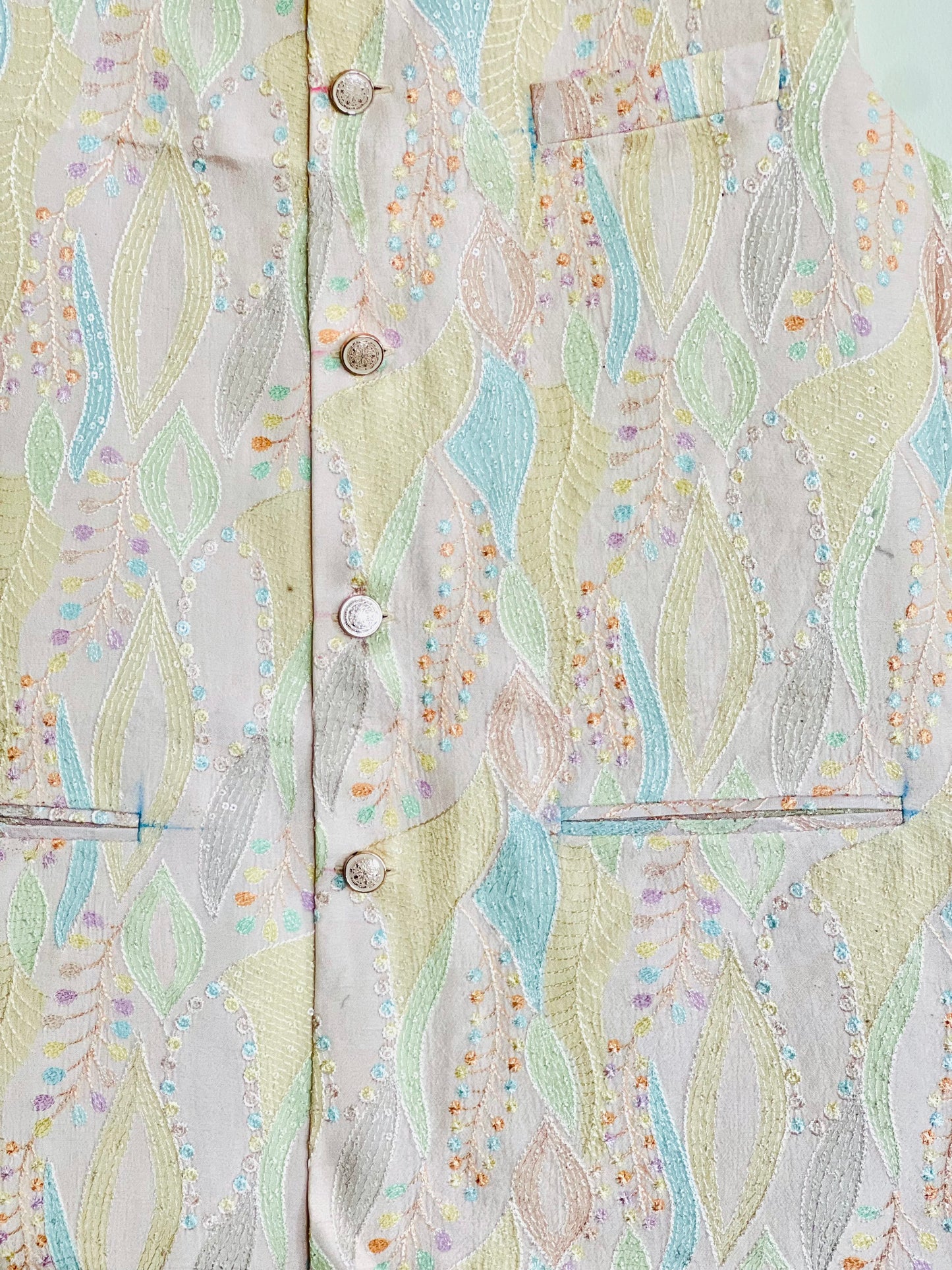 Premium Peach Floral Jacket