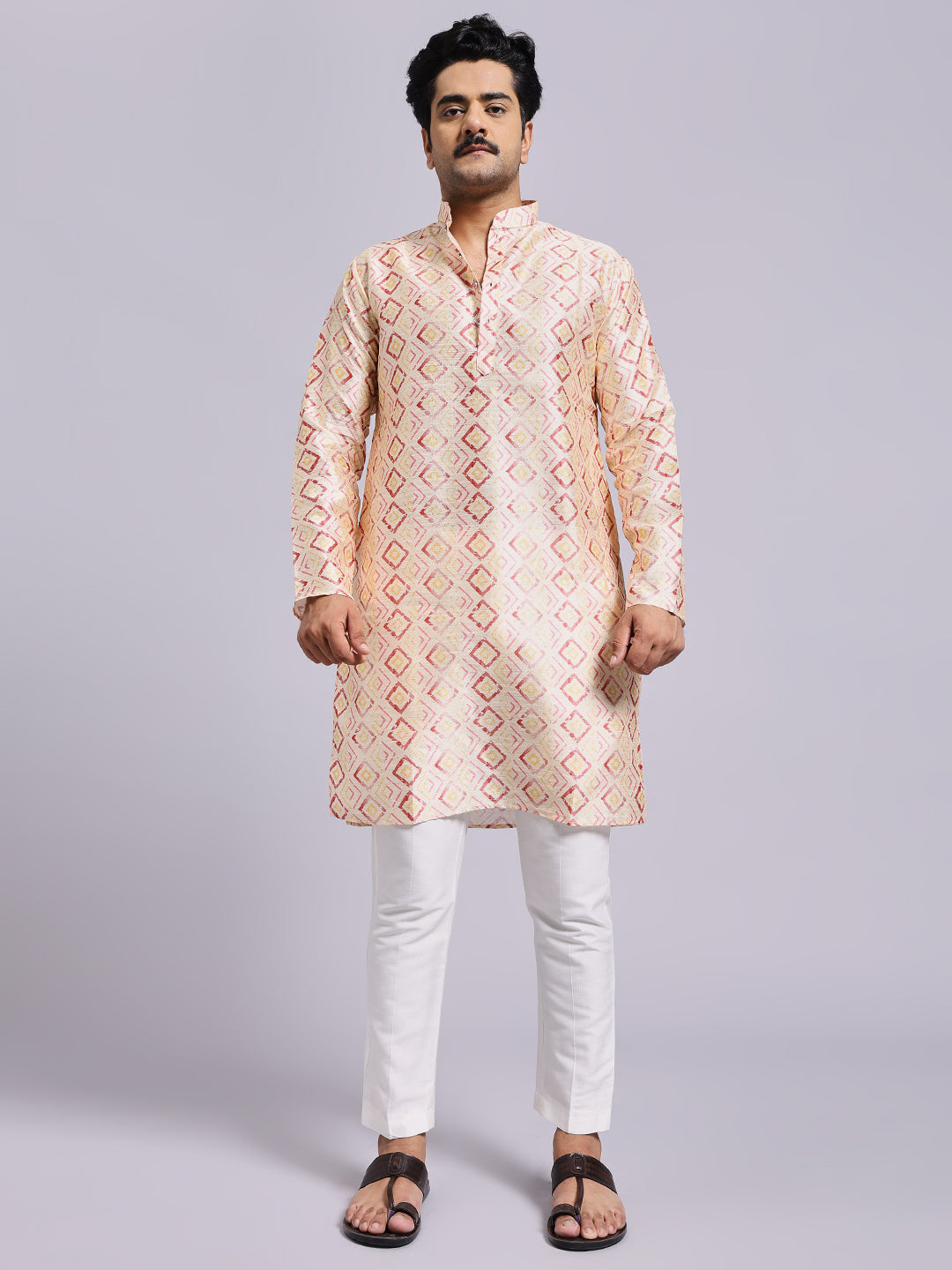 Geometric Print Kurta Only