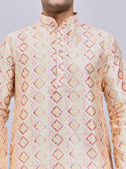 Geometric Print Kurta Only