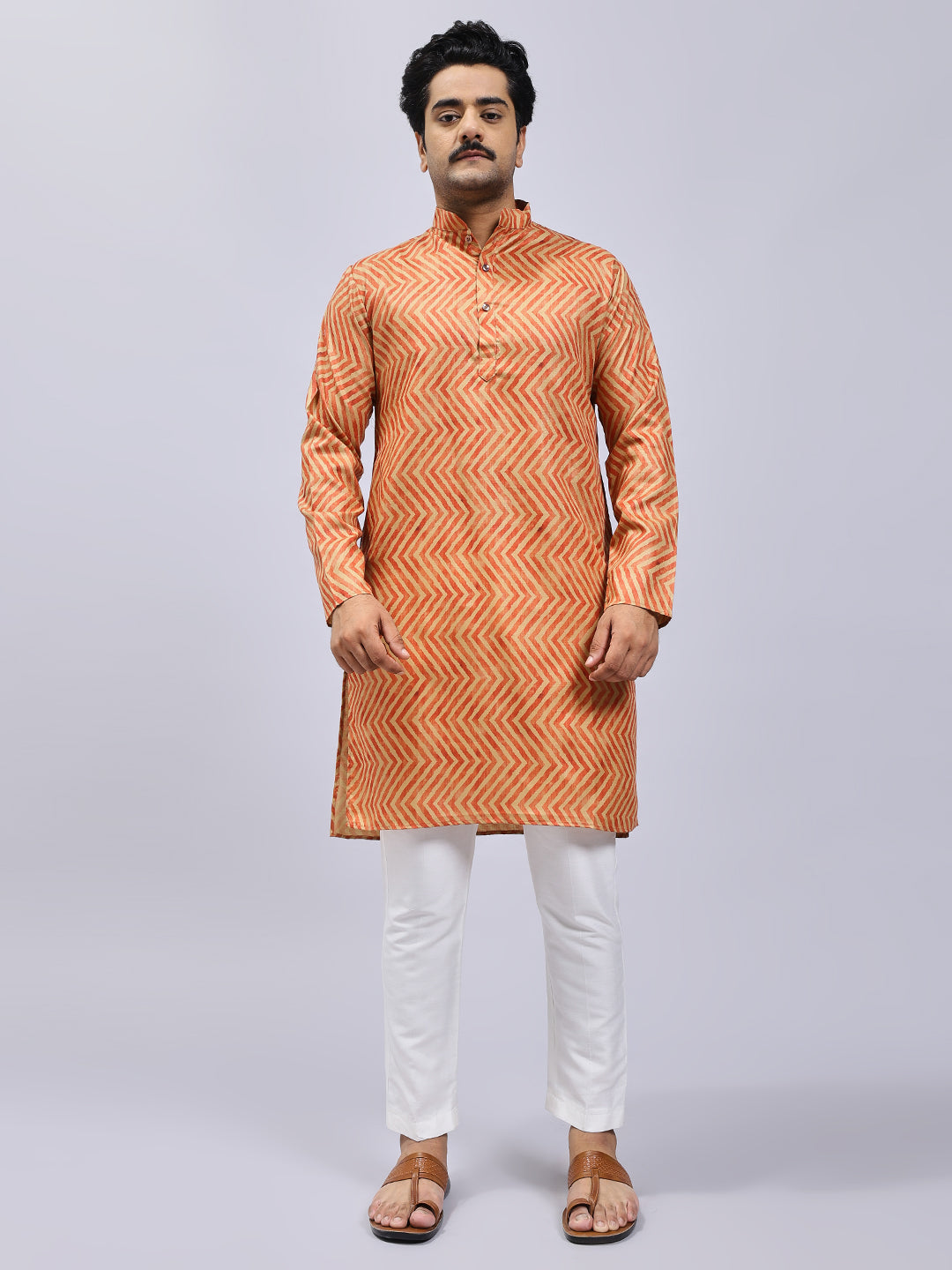 Traditional Leheriya Print Kurta Only