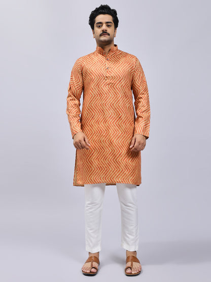 Traditional Leheriya Print Kurta Only