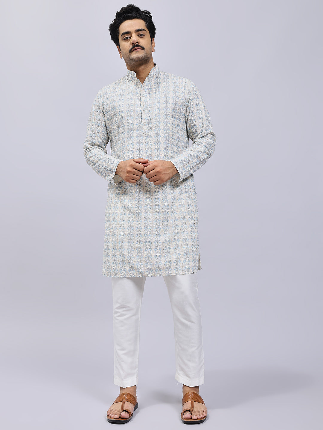 Elegant Embroidered Kurta Only