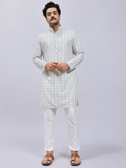 Elegant Embroidered Kurta Only