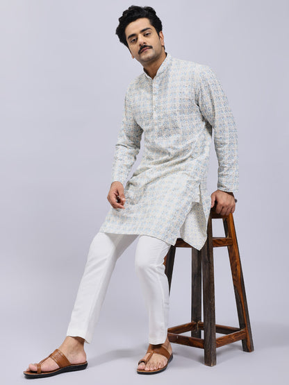 Elegant Embroidered Kurta Only