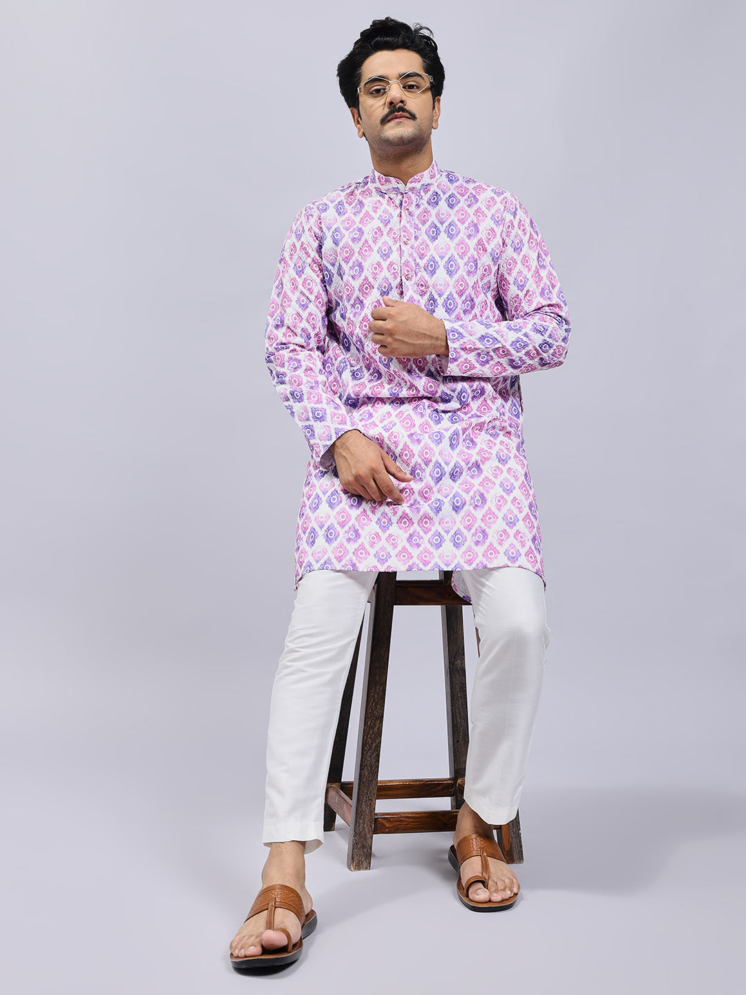 Vibrant Embroidered Kurta Only