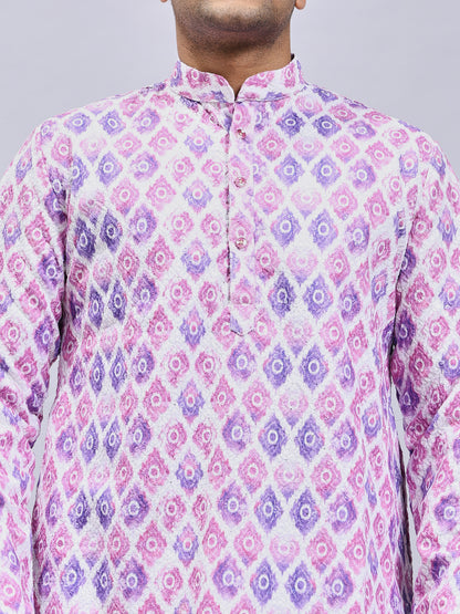 Vibrant Embroidered Kurta Only