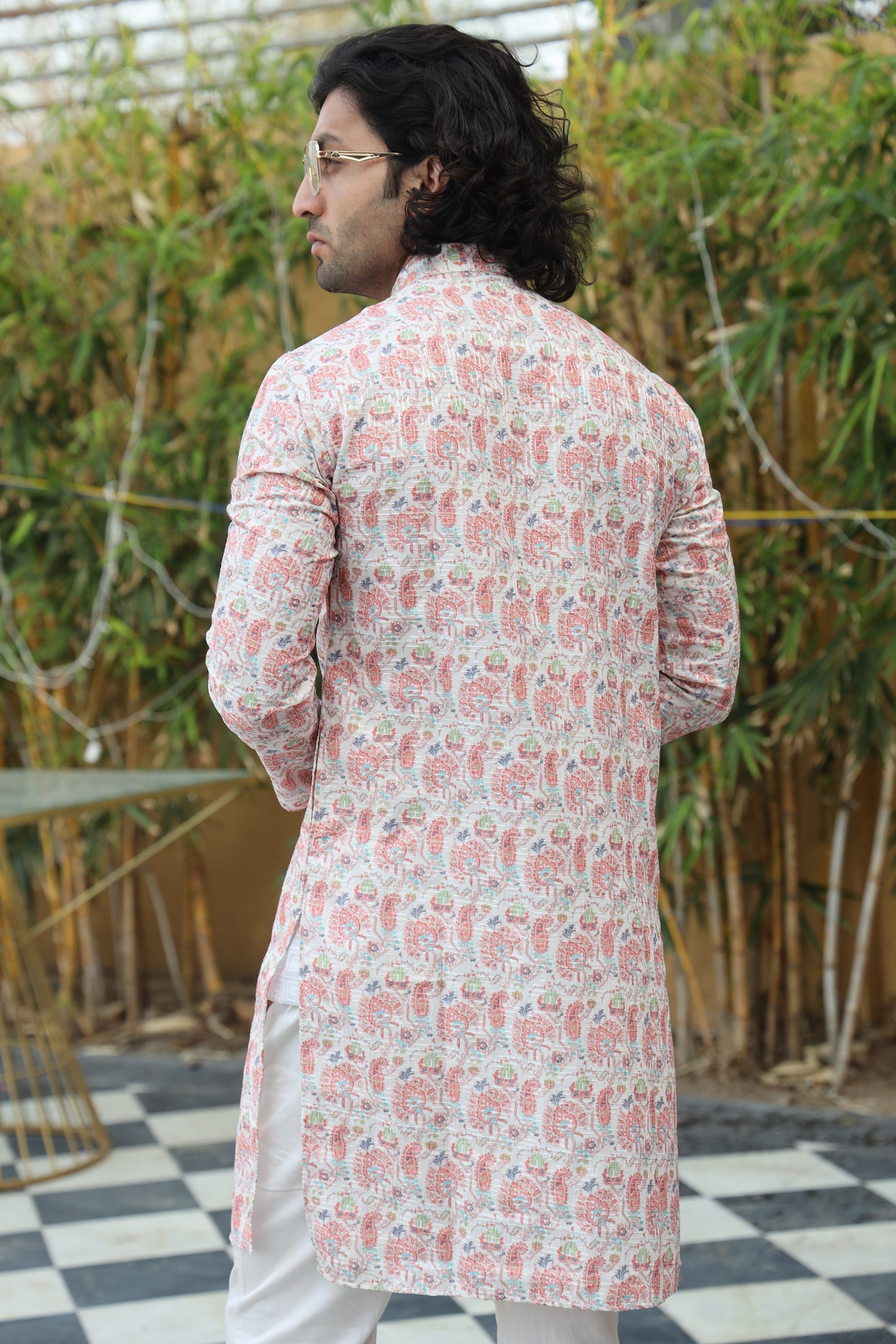 Elegant Peach Kurta Only