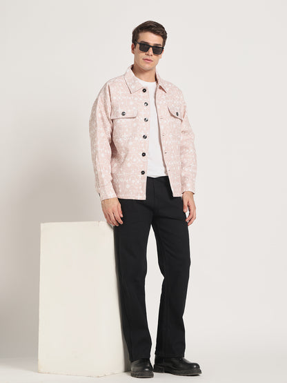 Ivory Mosaic Shacket