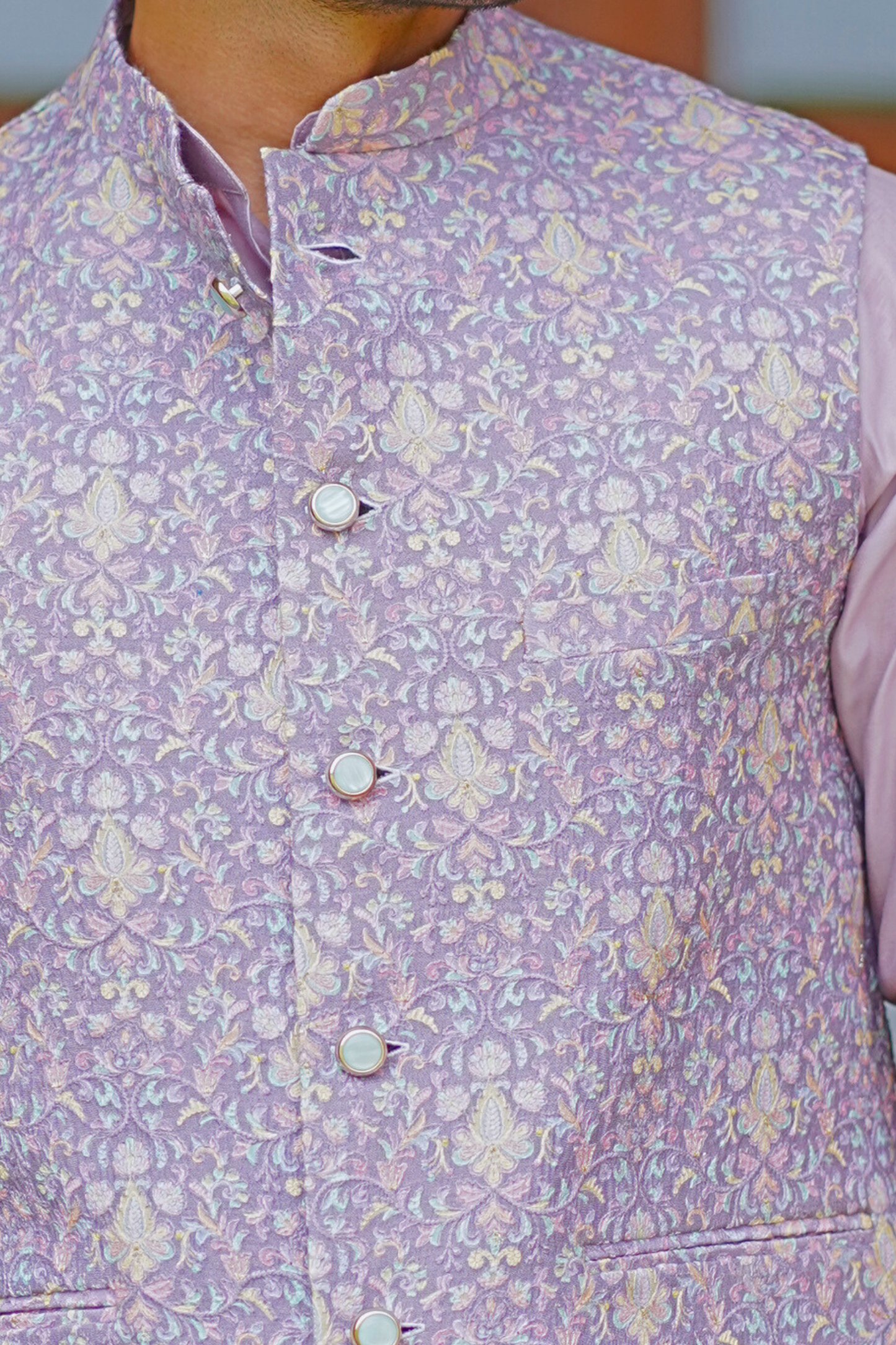 Exclusive Mauve Floral Jacket