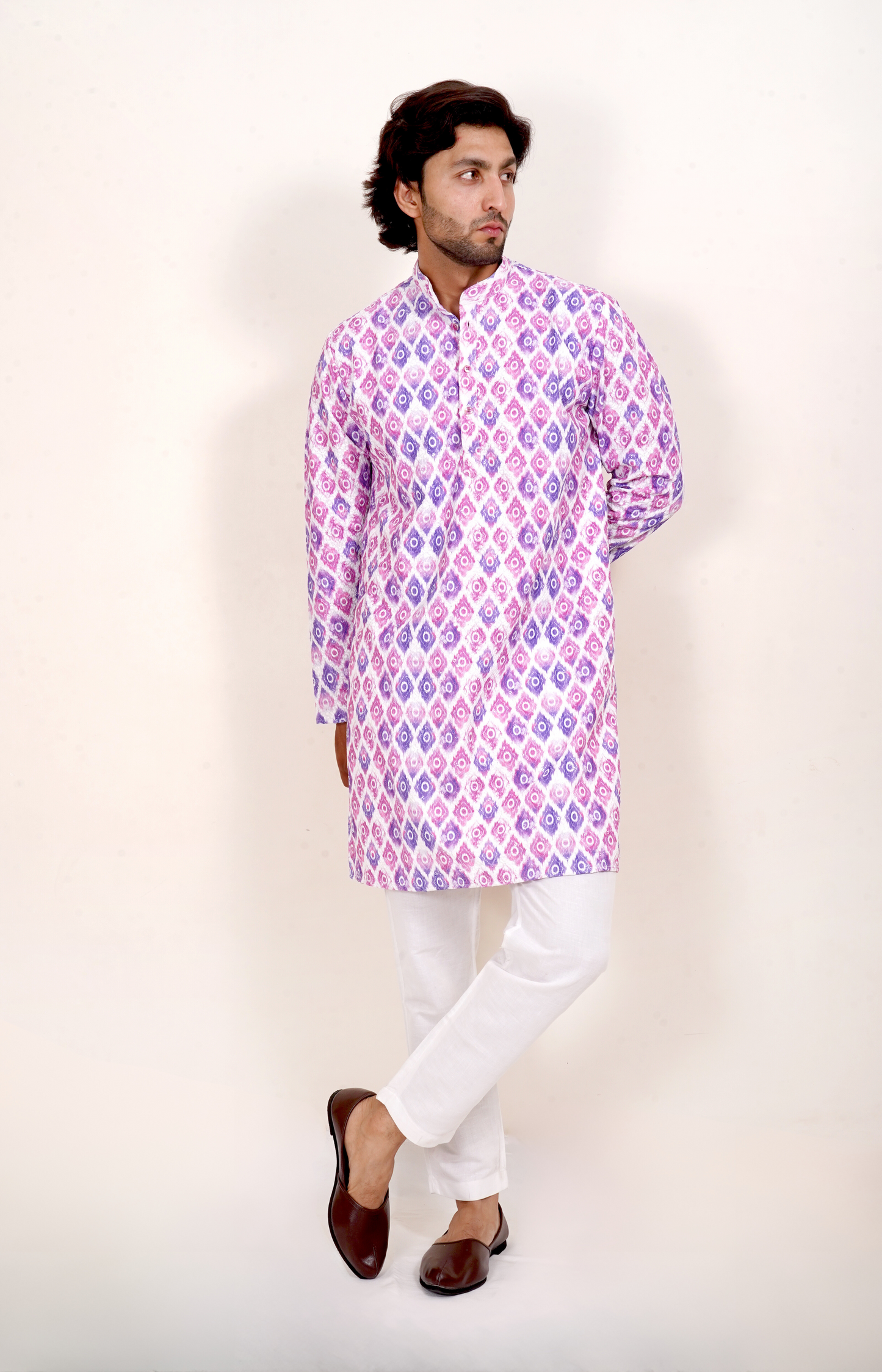 Vibrant Embroidered Kurta Only