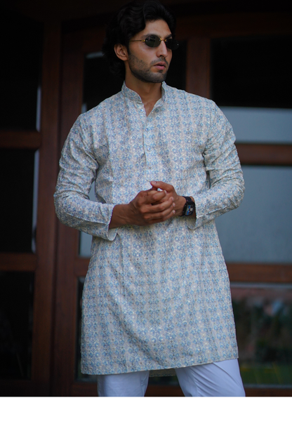 Elegant Embroidered Kurta Only