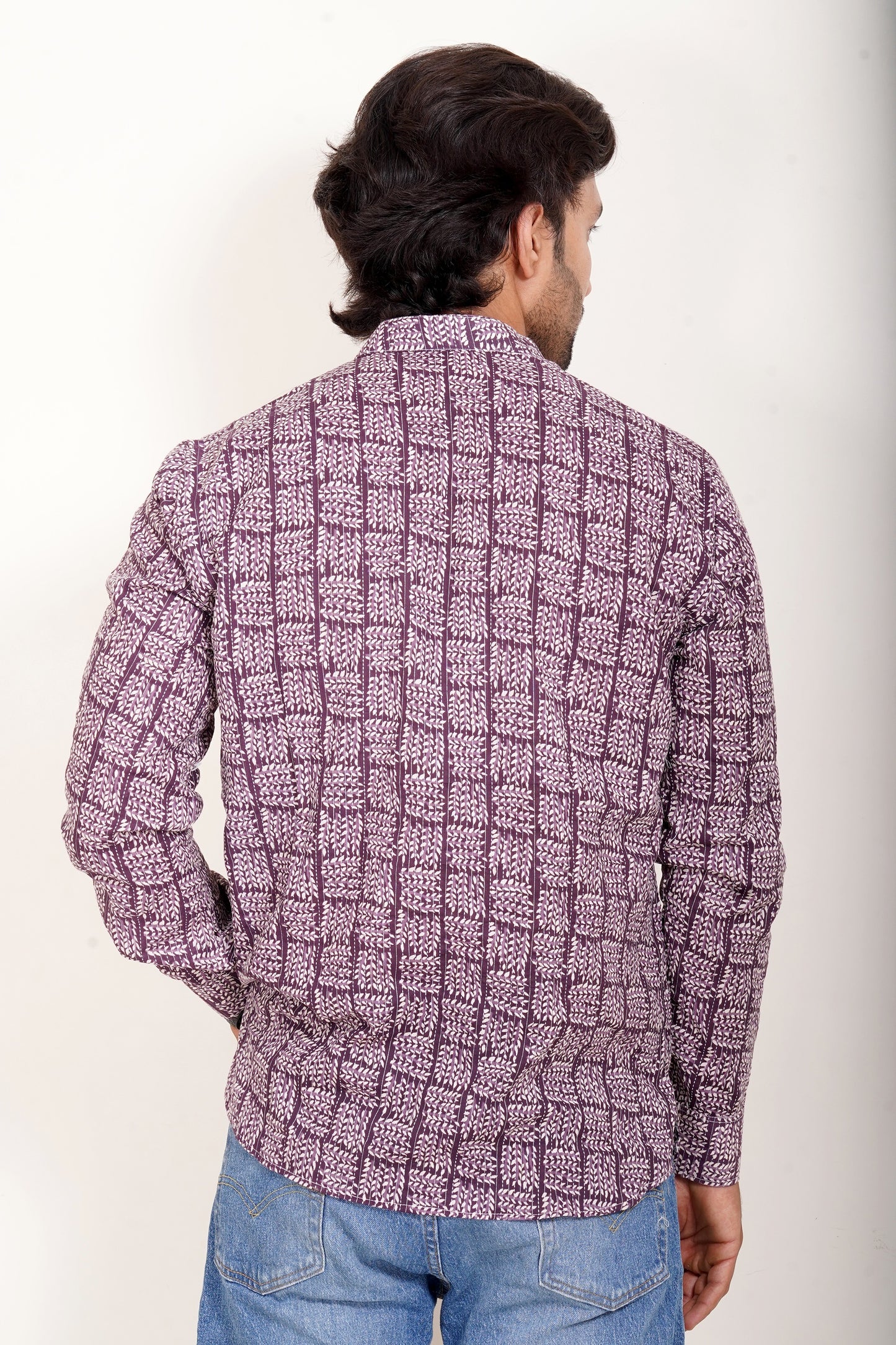 Pure Cotton Kurta - Purple