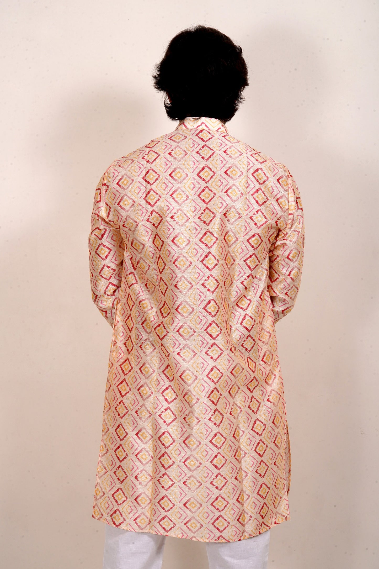 Geometric Print Kurta Only