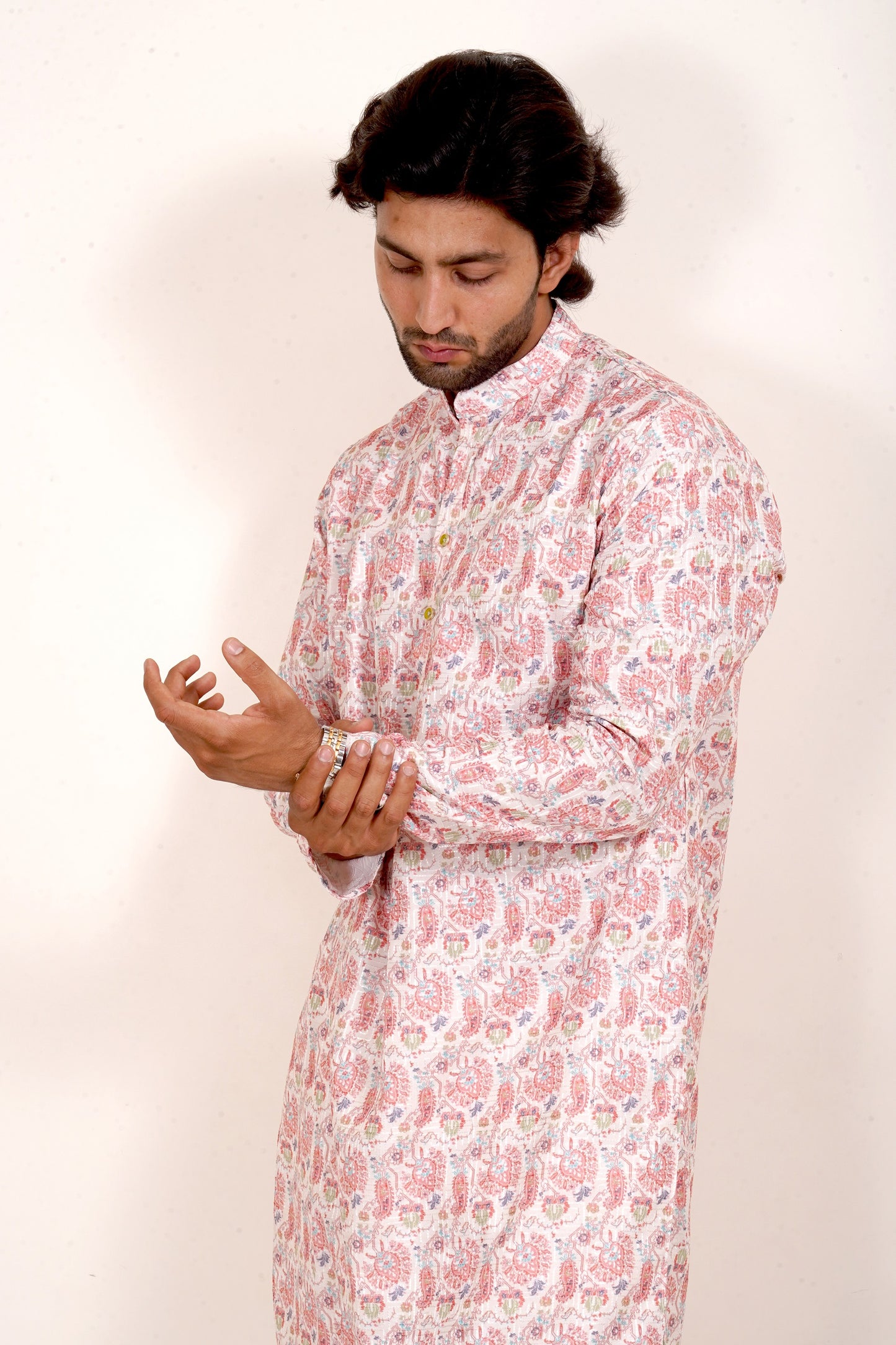 Elegant Peach Kurta Only