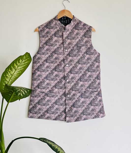 Black Cross Lining Jacket