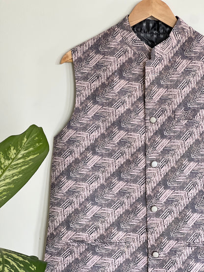Black Cross Lining Jacket