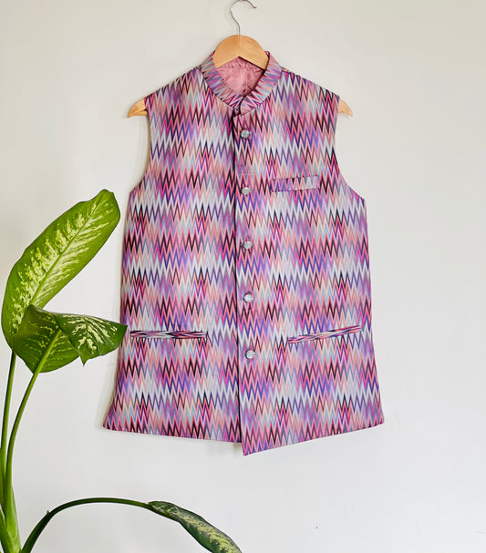 Zig-Zag Magenta Jacket