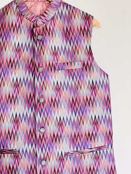 Zig-Zag Magenta Jacket