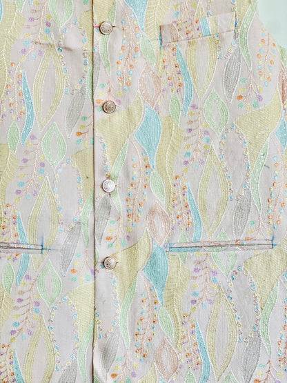 Premium Peach Floral Jacket
